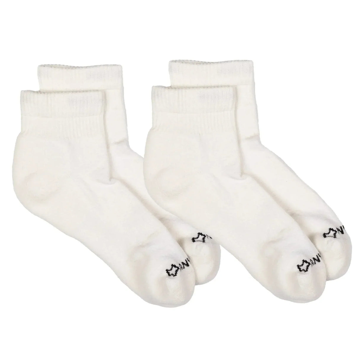 Fox River Womens Anywear Essential Lightweight Quarter 2-Pack Socks  -  Medium / Cloud/Cloud