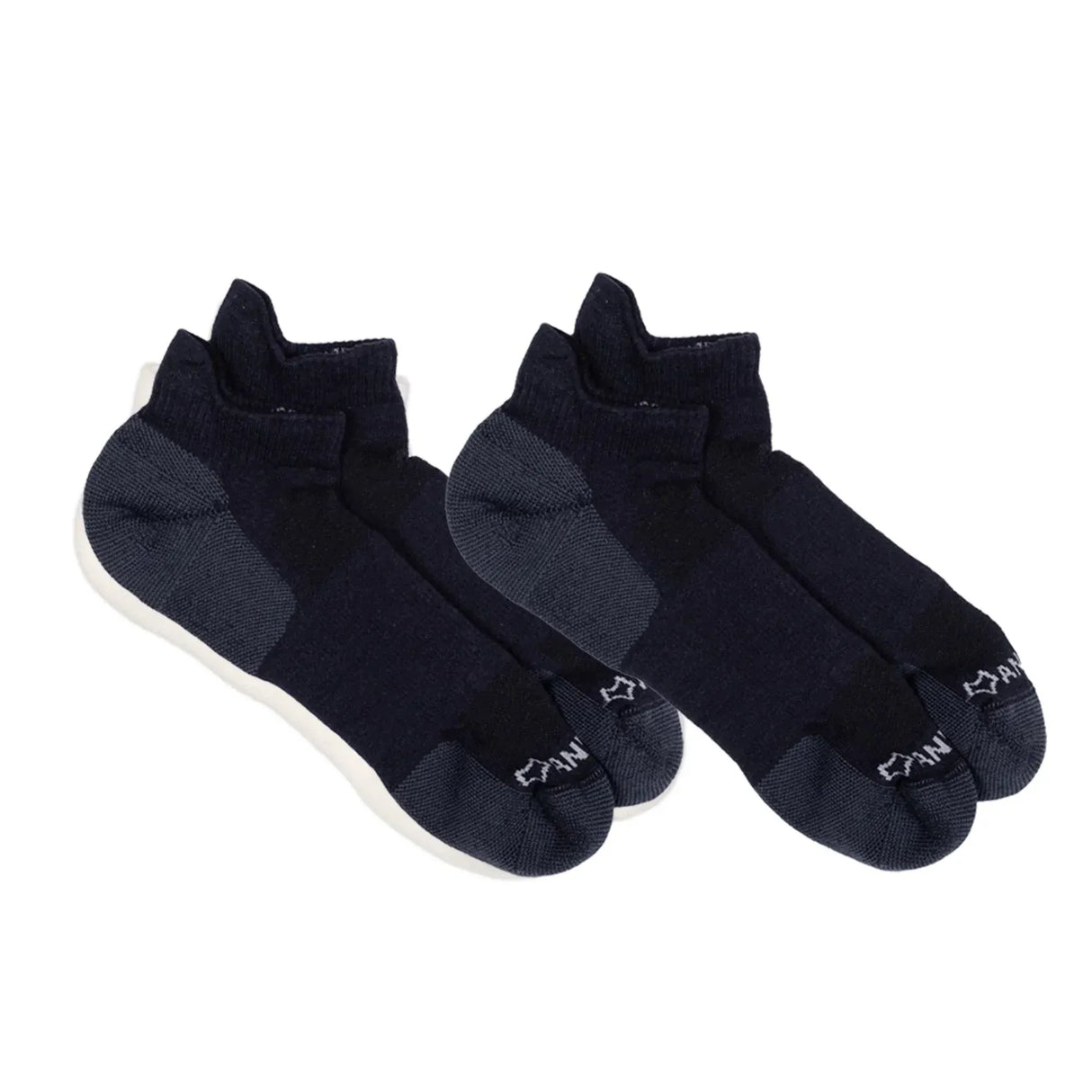 Fox River Womens Anywear Essential Lightweight Micro 2-Pack Socks  -  Medium / Black