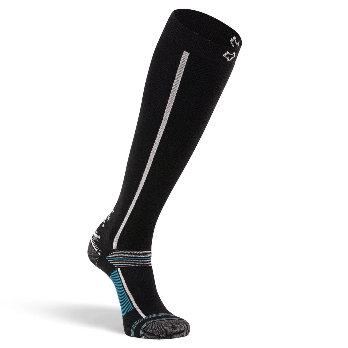 Fox River Mens Zermatt Lightweight OTC Ski and Snowboard Socks  -  Medium / Black