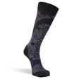 Fox River Womens Flower Power Ultra-Lightweight OTC Ski and Snowboard Socks  -  Small / Lavender