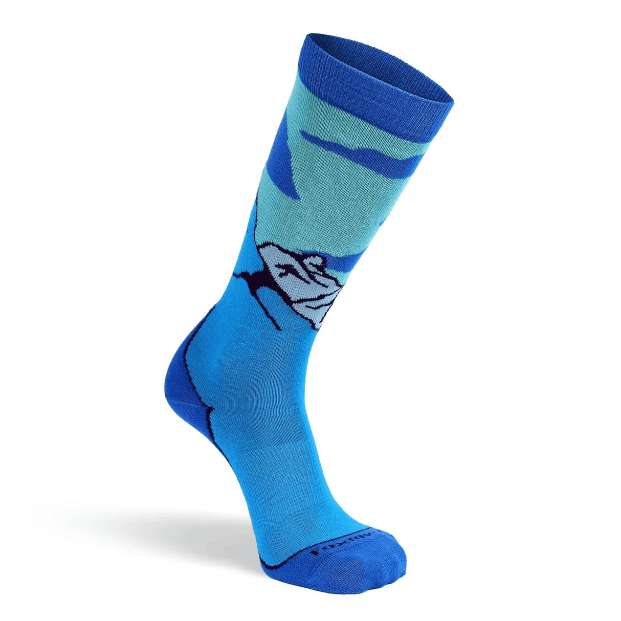 Fox River Womens Vail Ultra-Lightweight OTC Ski and Snowboard Socks  -  Medium / Atomic Blue