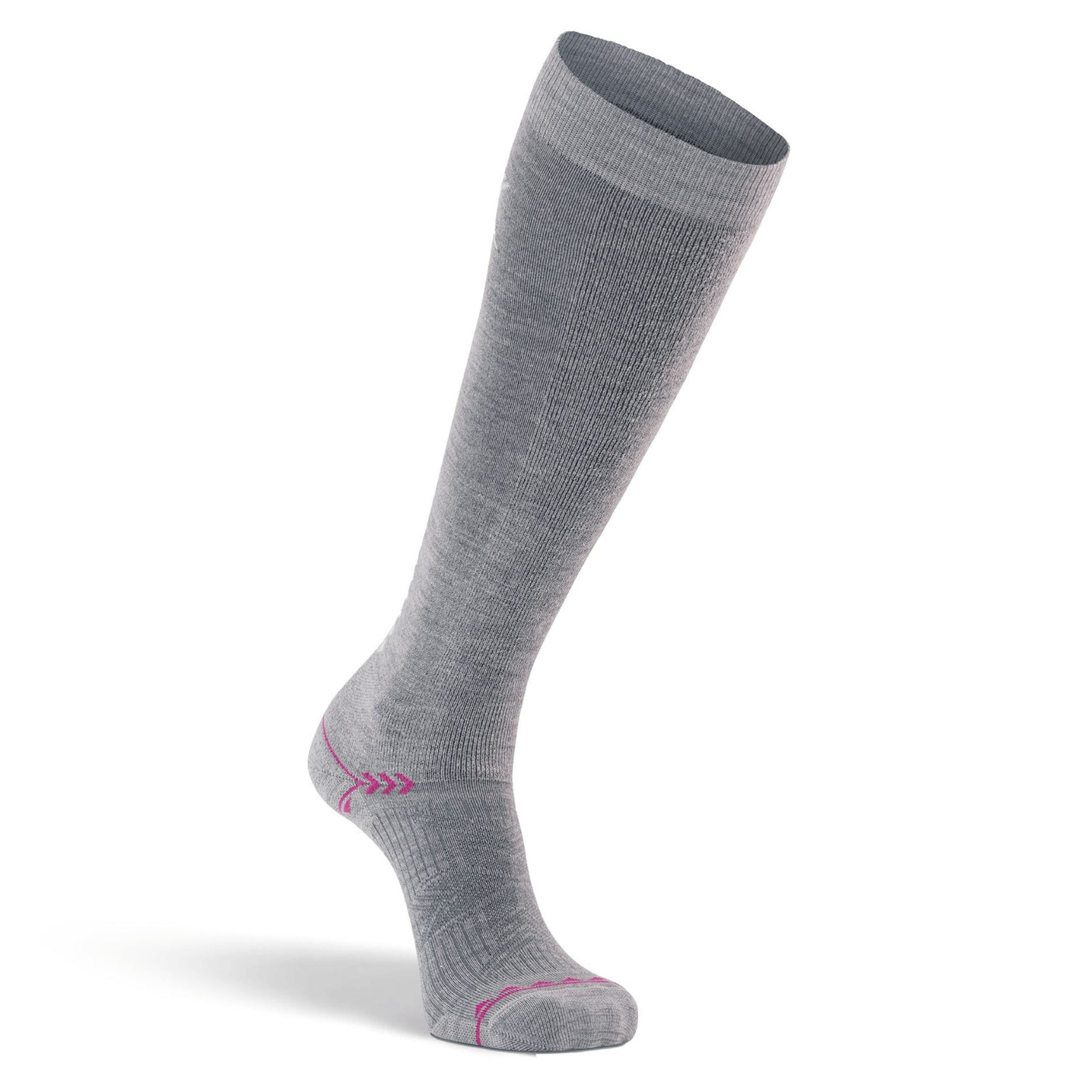 Fox River Womens Chamonix Lightweight OTC Ski and Snowboard Socks  -  Small / Grey