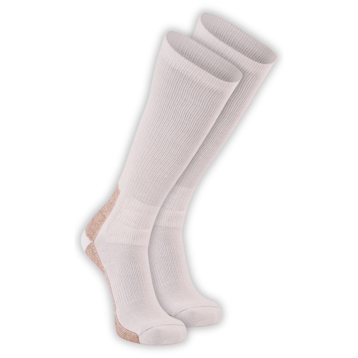 Fox River Mens Westerner Medium Weight OTC Work 2-Pack Socks  -  Medium / White