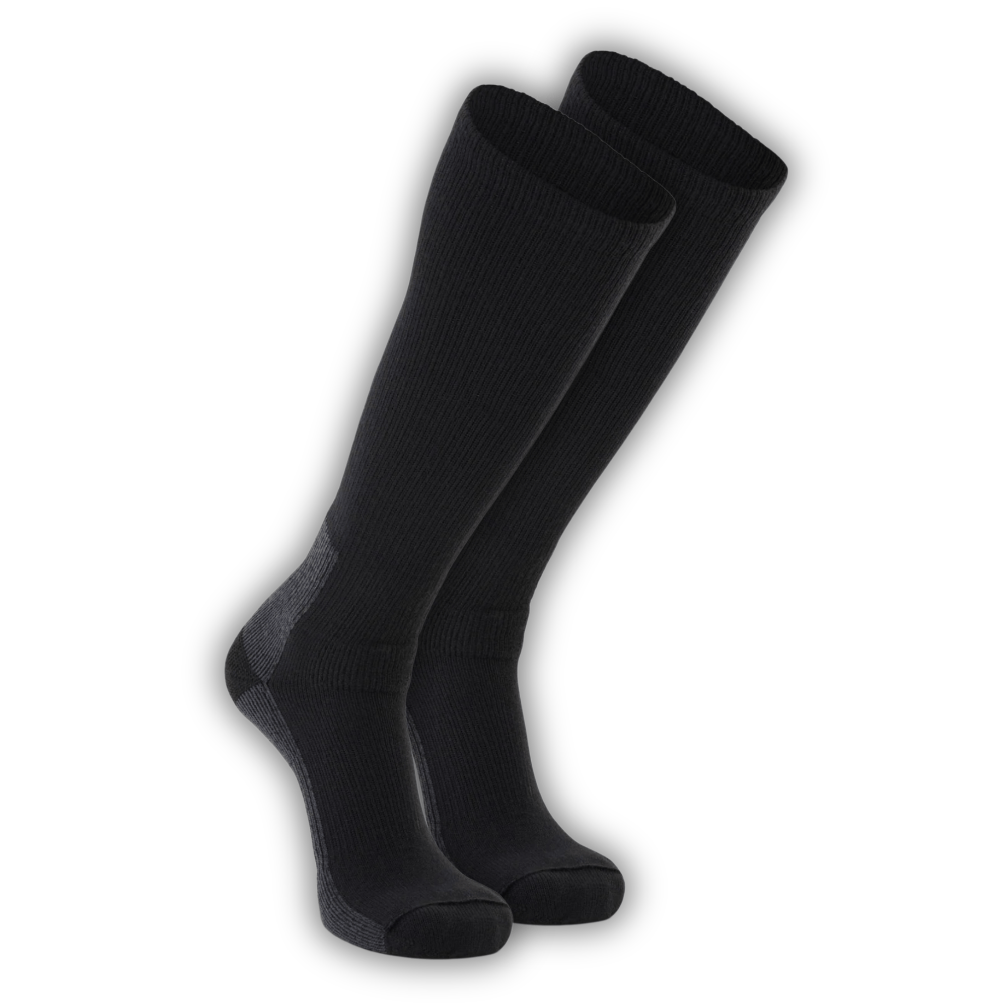 Fox River Mens Westerner Medium Weight OTC Work 2-Pack Socks  -  Medium / Black