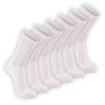 Fox River Rugged Crew Medium Weight Crew 6-Pack Socks  -  Medium / White