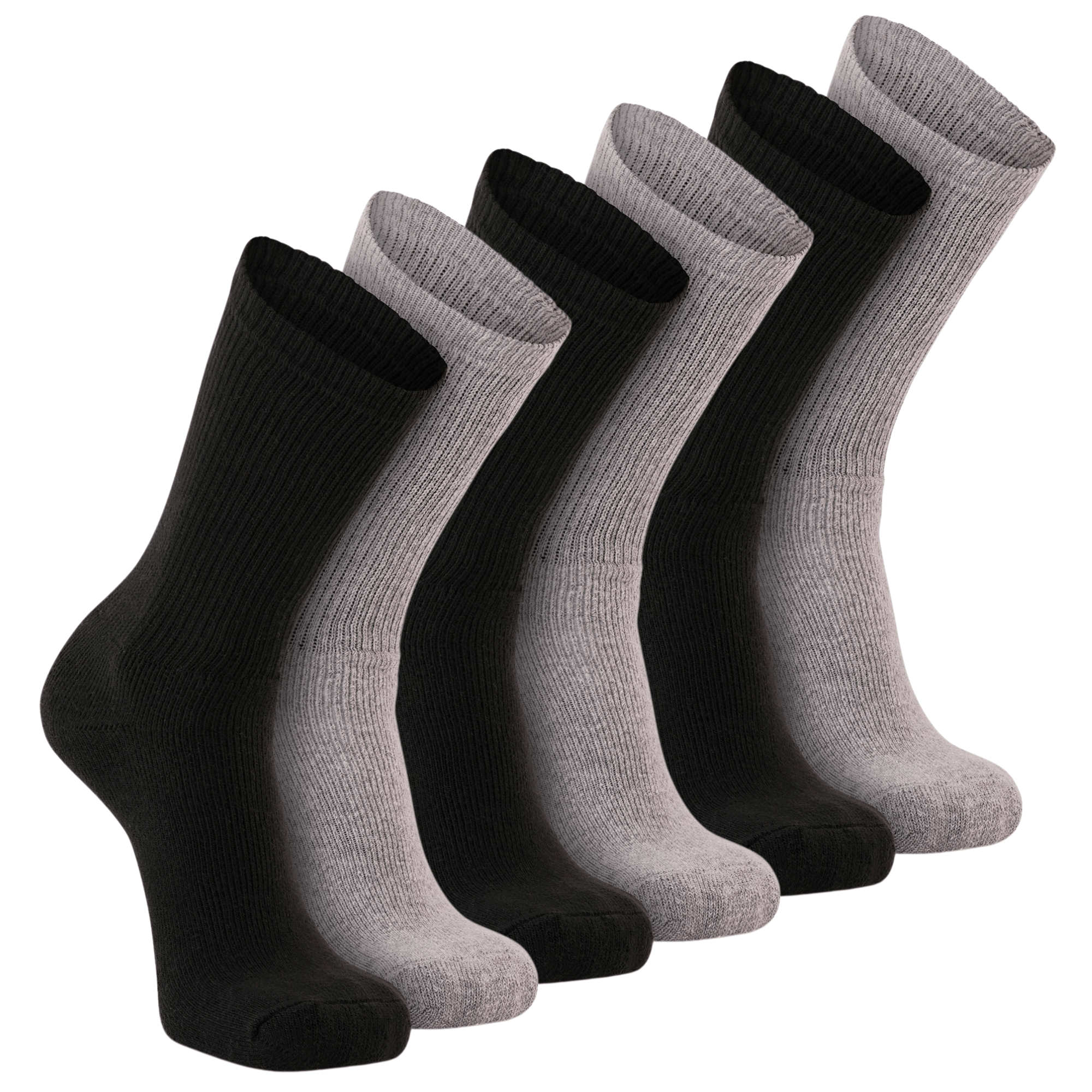Fox River Rugged Crew Medium Weight Crew 6-Pack Socks  -  Medium / Assorted