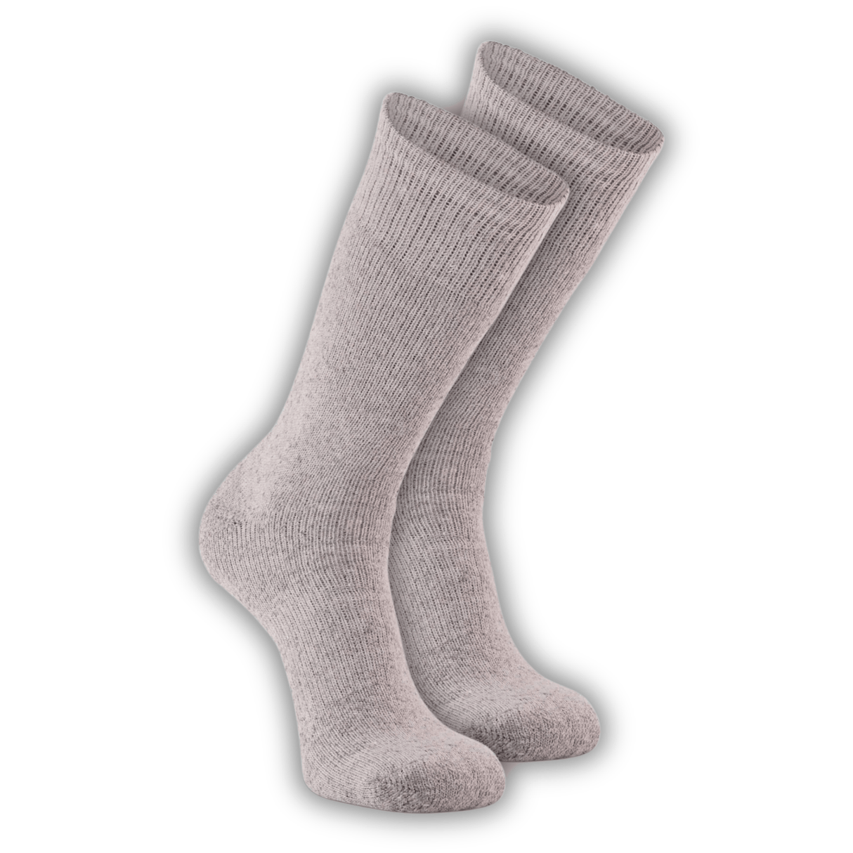 Fox River Mens Heavy Duty Thermal Heavyweight Crew Work 2-Pack Socks  -  Large / Grey