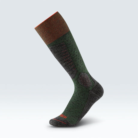 Gordini Mens Hardwick Heavyweight Over-the-Calf Ski Socks  -  Medium / Forest Gray