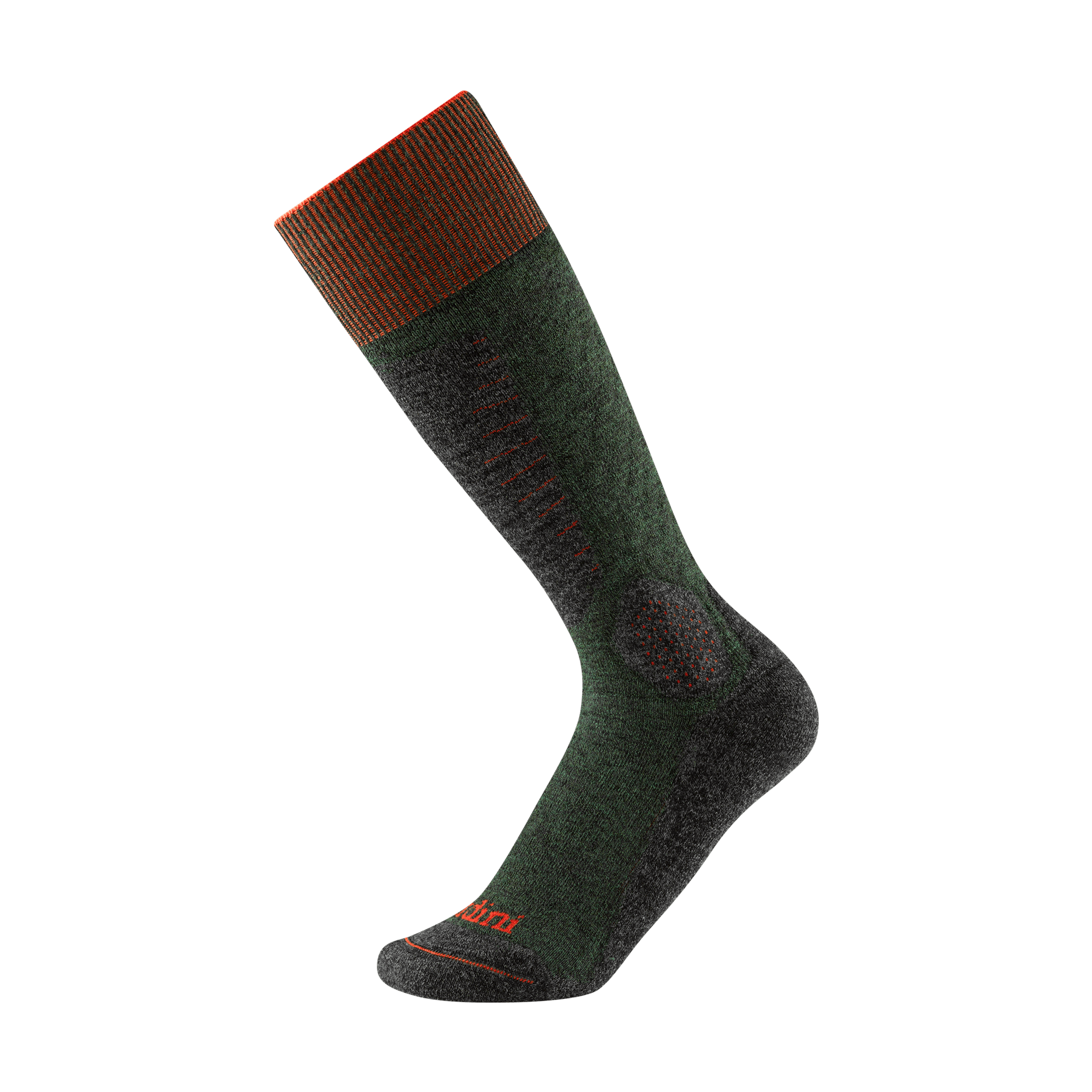 Gordini Womens Hardwick Heavyweight Over-the-Calf Ski Socks  -  Small / Black Gray