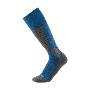 Gordini Mens Sterling Heavyweight Over-The-Calf Ski Socks  -  Medium / Blue Gray