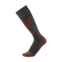 Gordini Mens Winhall Midweight Over-the-Calf Ski Socks  -  Medium / Dark Gray Brick