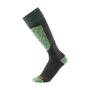 Gordini Mens Ripton Ultralight Over-the-Calf Ski Socks  -  Medium / Dark Gray Lime