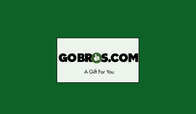 GoBros.com Virtual Gift Card