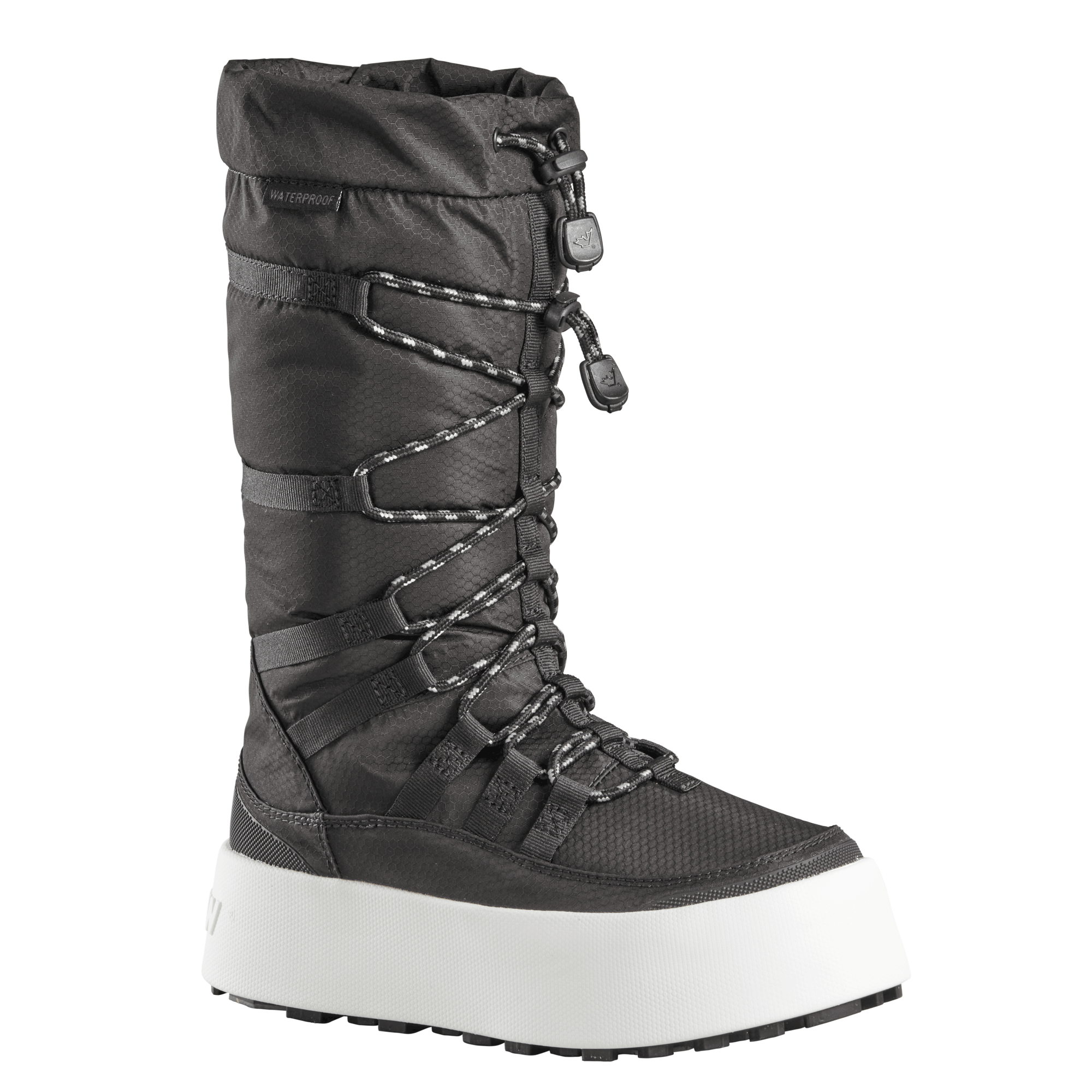 Baffin Womens Geneva Winter Boots  -  6 / Black