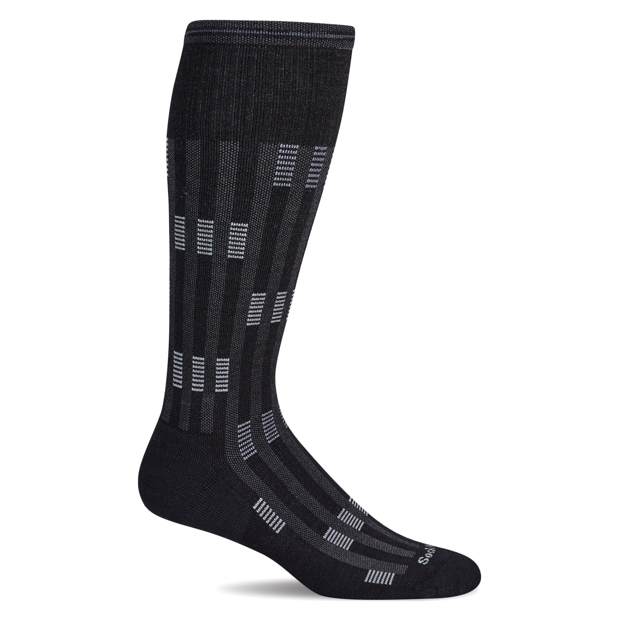 Sockwell Mens Stepping Up Moderate Compression Socks  -  Medium/Large / Black