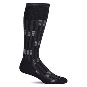Sockwell Mens Stepping Up Moderate Compression Socks  -  Medium/Large / Black