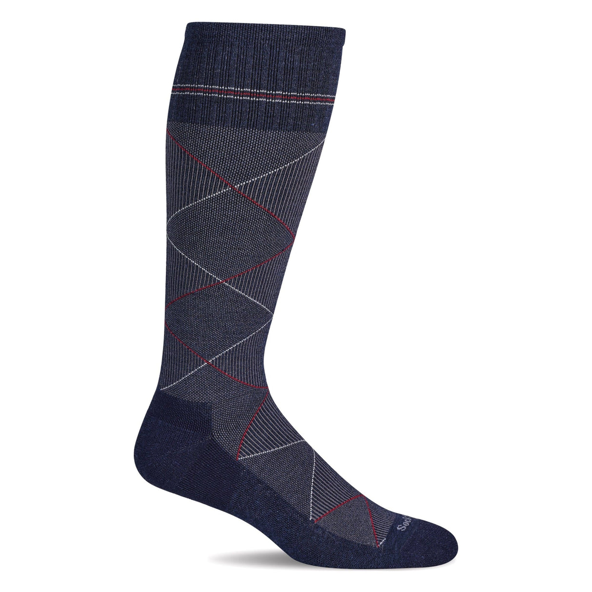 Sockwell Mens Scottie Firm Compression Socks  -  Medium/Large / Denim