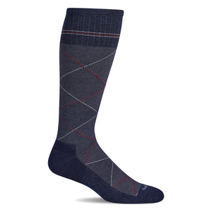 Sockwell Mens Scottie Firm Compression Socks  -  Medium/Large / Denim