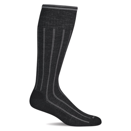 Sockwell Mens High Rise Rib Moderate Compression Socks  -  Medium/Large / Black