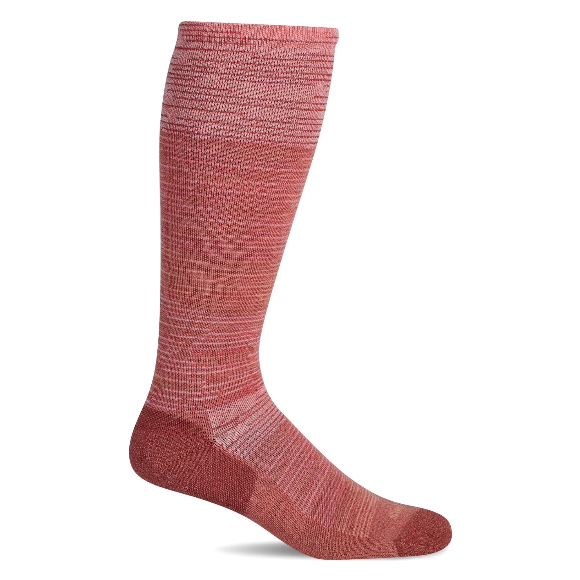 Sockwell Womens Good Vibes Moderate Compression Socks  -  Medium/Large / Pink Clay