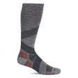 Sockwell Mens Stabilizer II Firm Compression Knee-High Socks  -  Large/X-Large / Light Grey