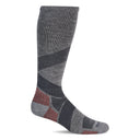 Sockwell Mens Stabilizer II Firm Compression Knee-High Socks  -  Large/X-Large / Light Grey