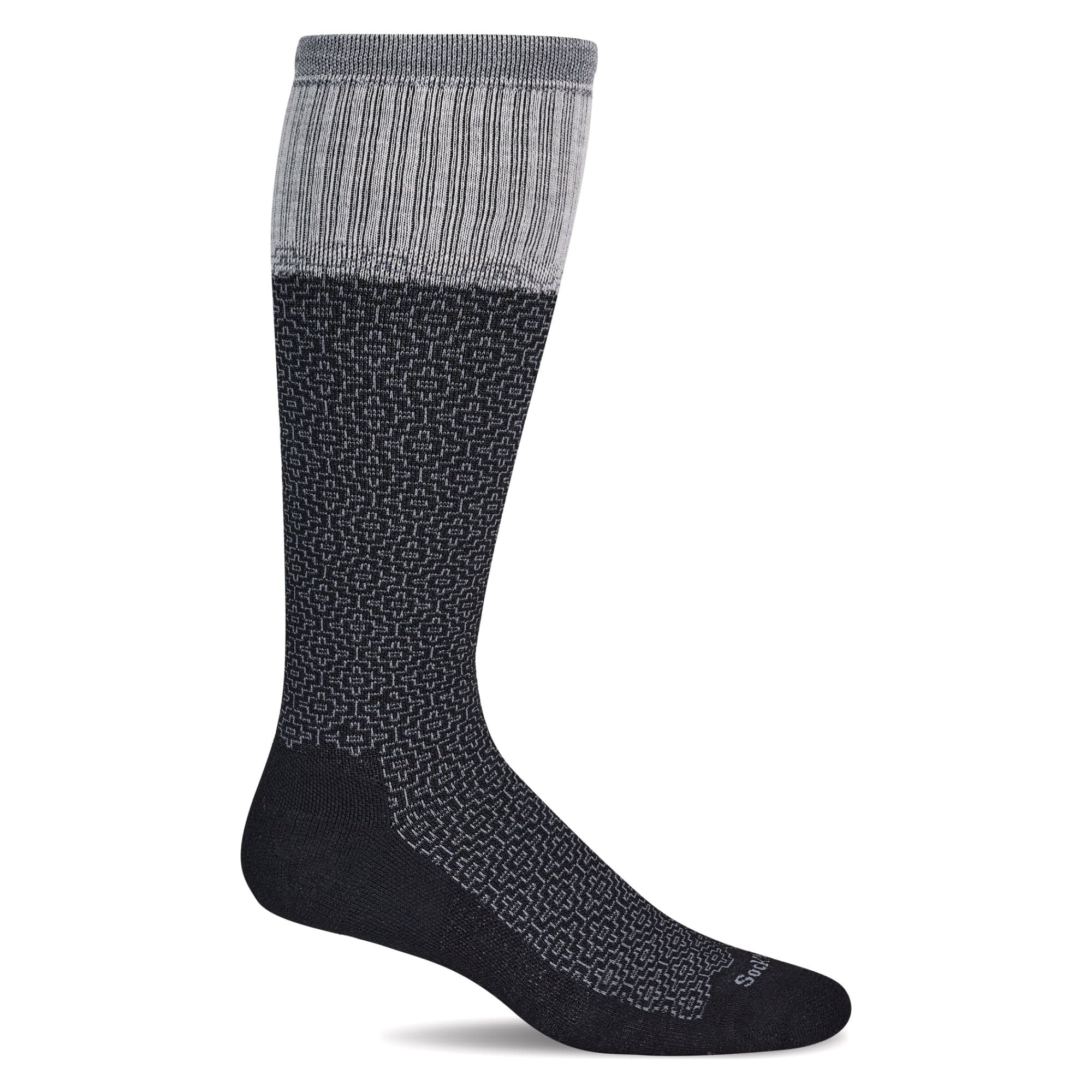 Sockwell Womens Interweave Moderate Compression Socks  -  Small/Medium / Black