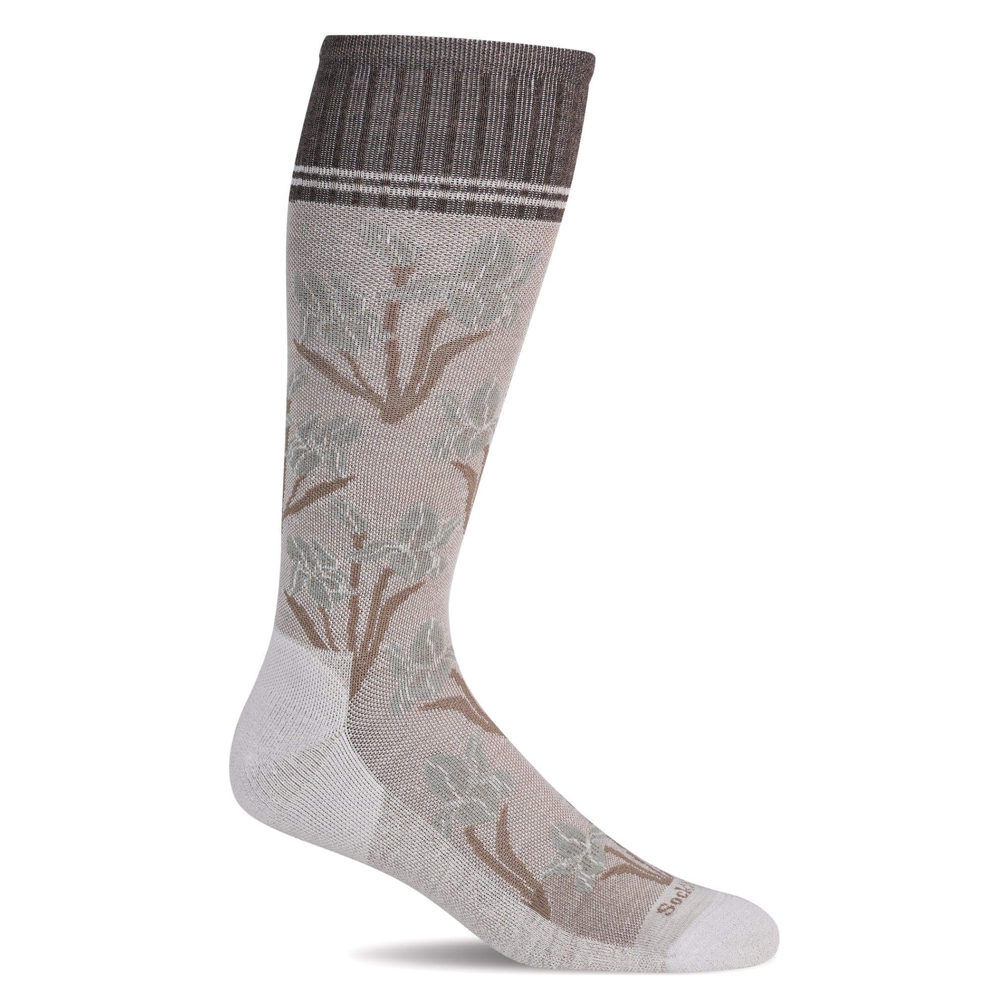 Sockwell Womens Iris Moderate Compression Socks  -  Small/Medium / Putty