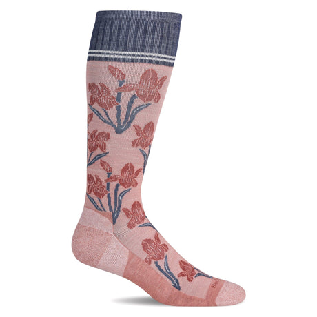 Sockwell Womens Iris Moderate Compression Socks  -  Small/Medium / Pink Clay