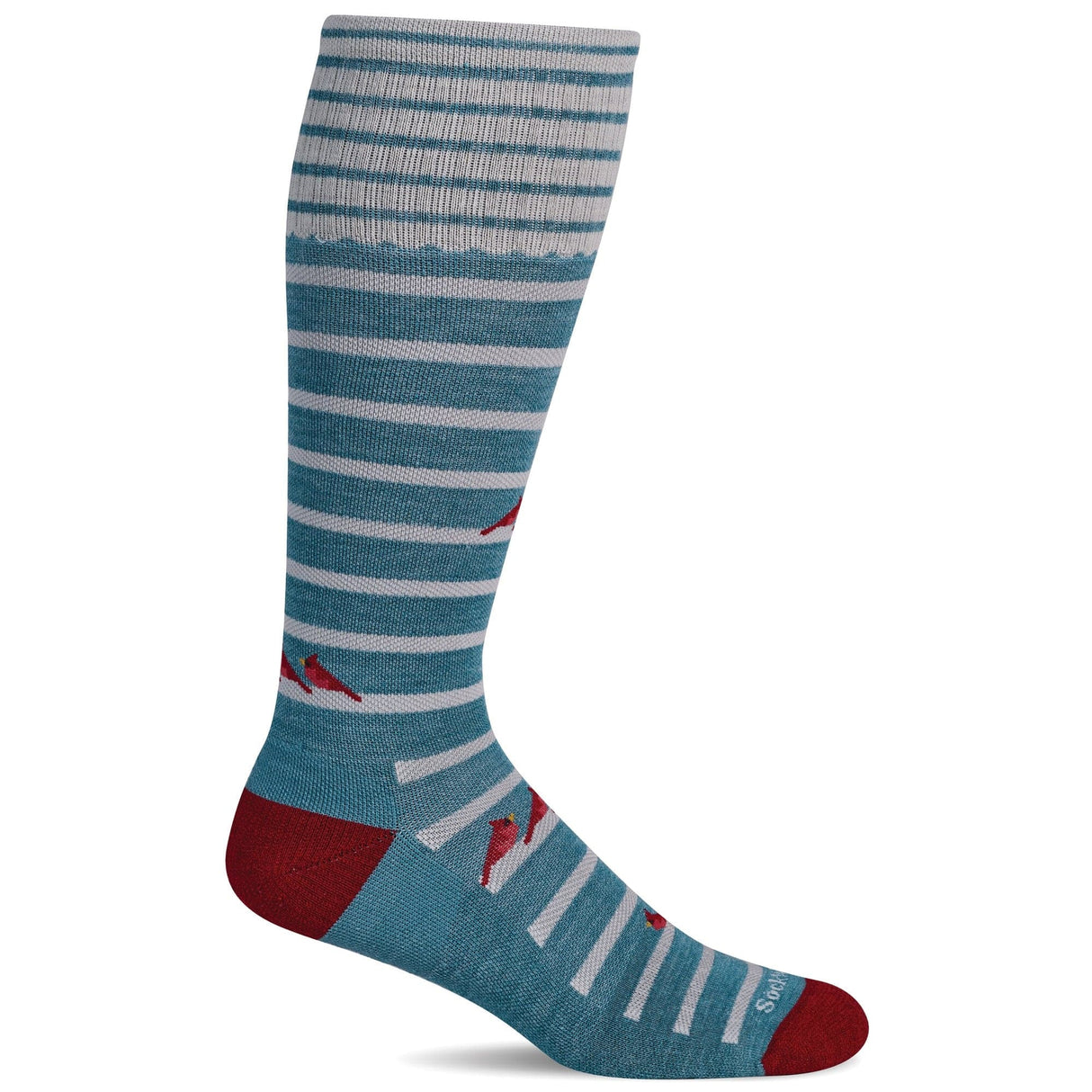 Sockwell Womens Cardinals Moderate Compression Socks  -  Small/Medium / Mineral