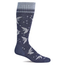 Sockwell Womens Love Dove Moderate Compression Socks  -  Small/Medium / Denim