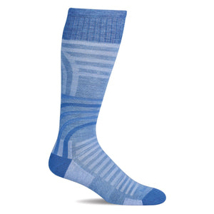 Sockwell Womens Track & Field Moderate Compression Socks  -  Small/Medium / Cornflower