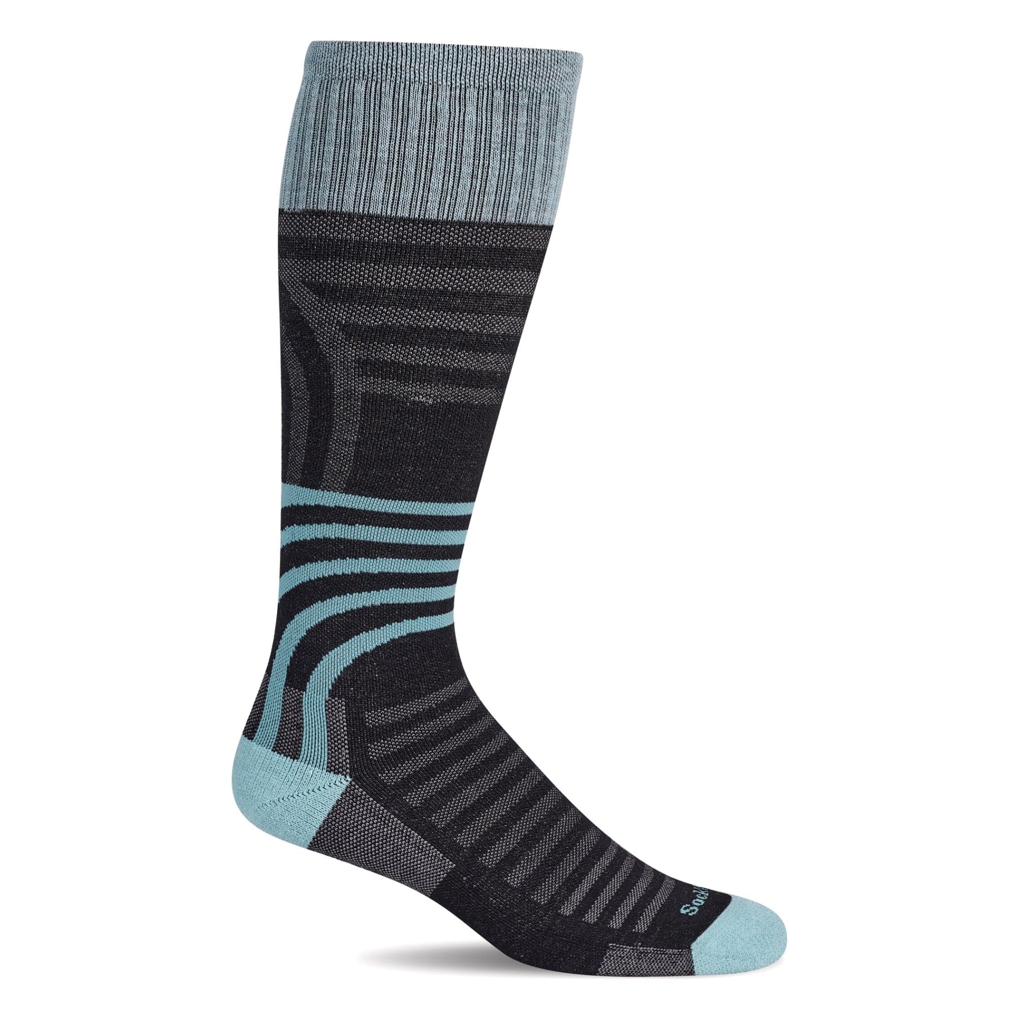 Sockwell Womens Track & Field Moderate Compression Socks  -  Small/Medium / Black