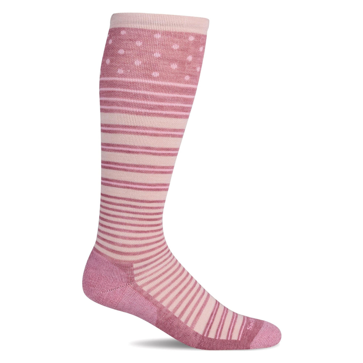 Sockwell Womens Twister Firm Compression Socks  -  Small/Medium / Lotus