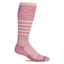 Sockwell Womens Twister Firm Compression Socks  -  Small/Medium / Lotus