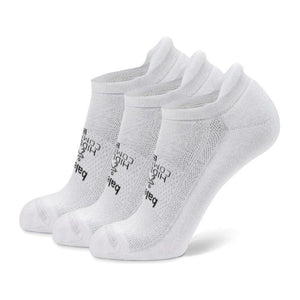 Balega Hidden Comfort No Show Tab Socks  -  Small / White / 3-Pack