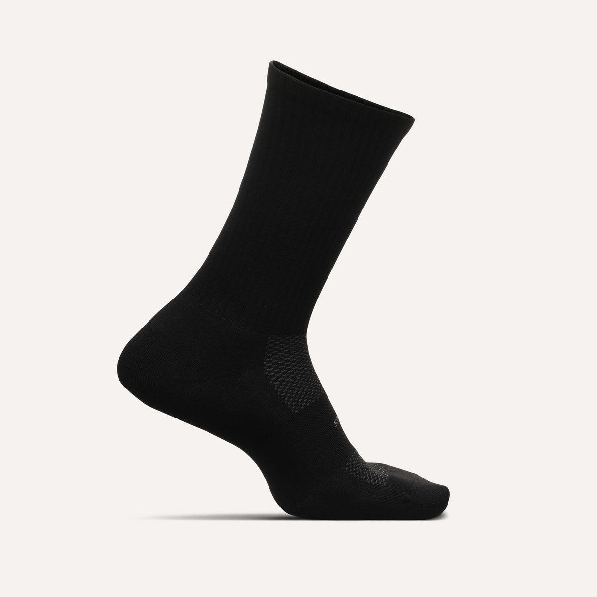 Feetures High Performance Max Cushion Crew Socks  -  Medium / Black