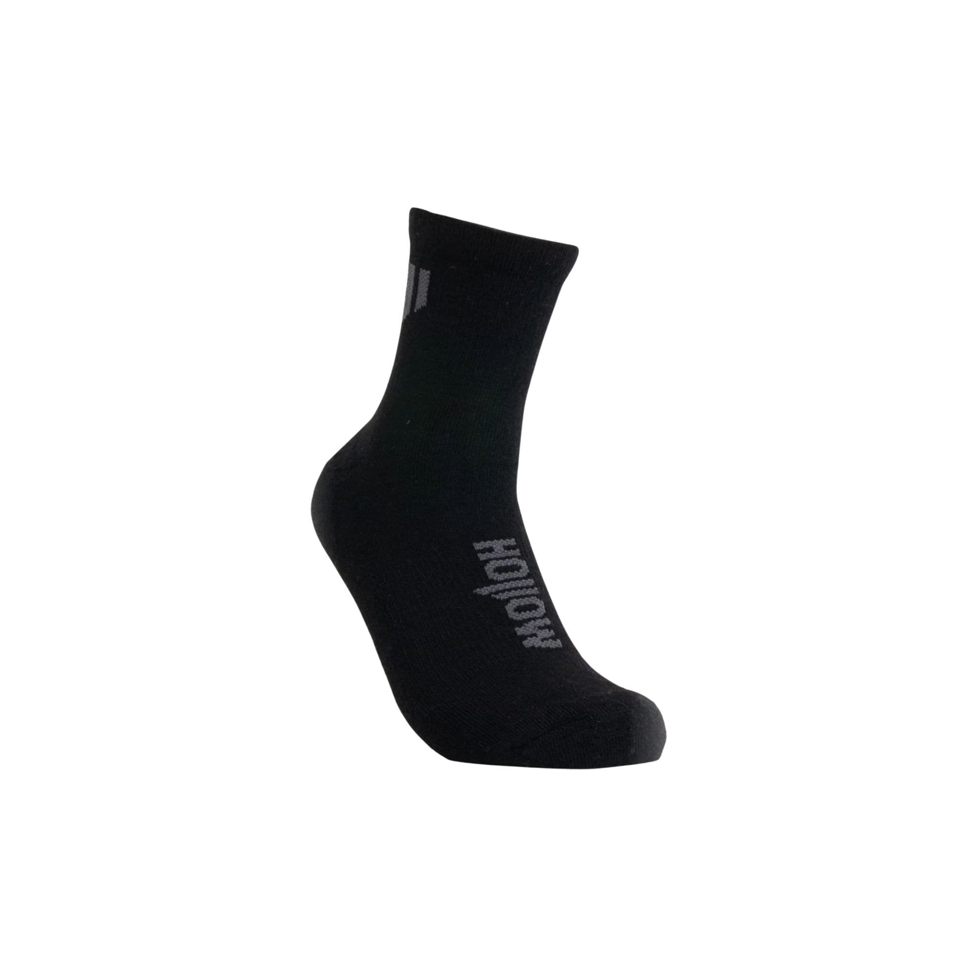 Hollow Alpaca Light Weight Ankle Socks  -  Medium / Black