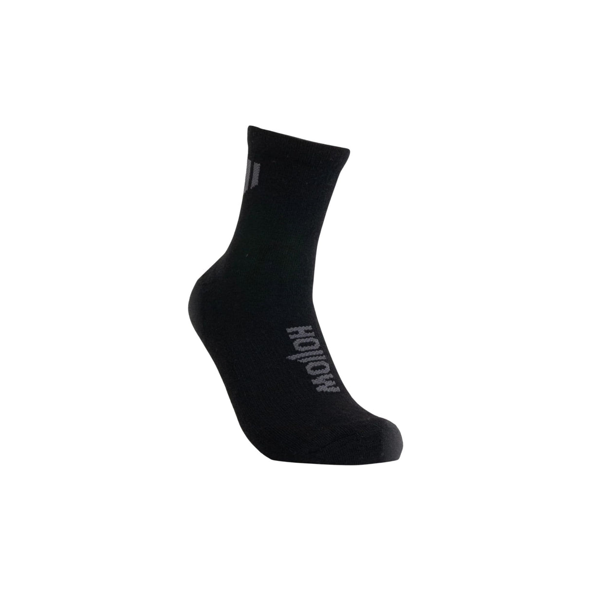 Hollow Alpaca Light Weight Ankle Socks  -  Medium / Black