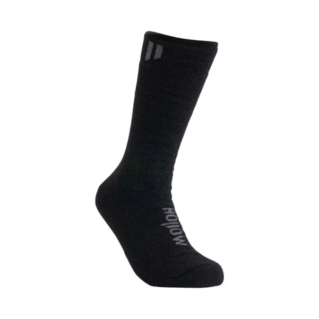 Hollow Alpaca Heavy Weight Boot Socks  -  Medium / Black