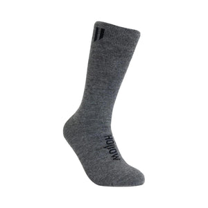 Hollow Alpaca Heavy Weight Boot Socks  -  Medium / Grey