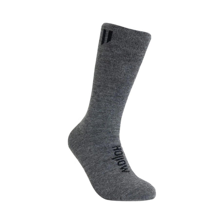 Hollow Alpaca Heavy Weight Boot Socks  -  Medium / Grey