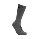 Hollow Alpaca Medium Weight Crew Socks  -  Medium / Grey