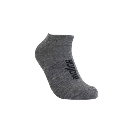 Hollow Alpaca Light Weight No-Show Socks  -  Medium / Grey