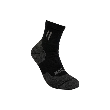 Hollow Alpaca Light Weight Run Ankle Socks  -  Medium / Black