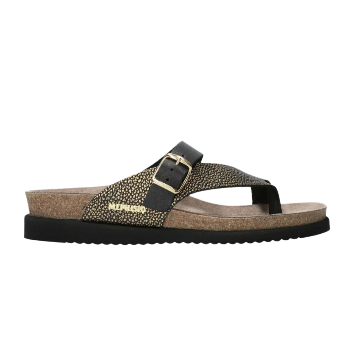 Mephisto Womens Helen Mix Sandals  -  6 / Gold Condor/Black Waxy