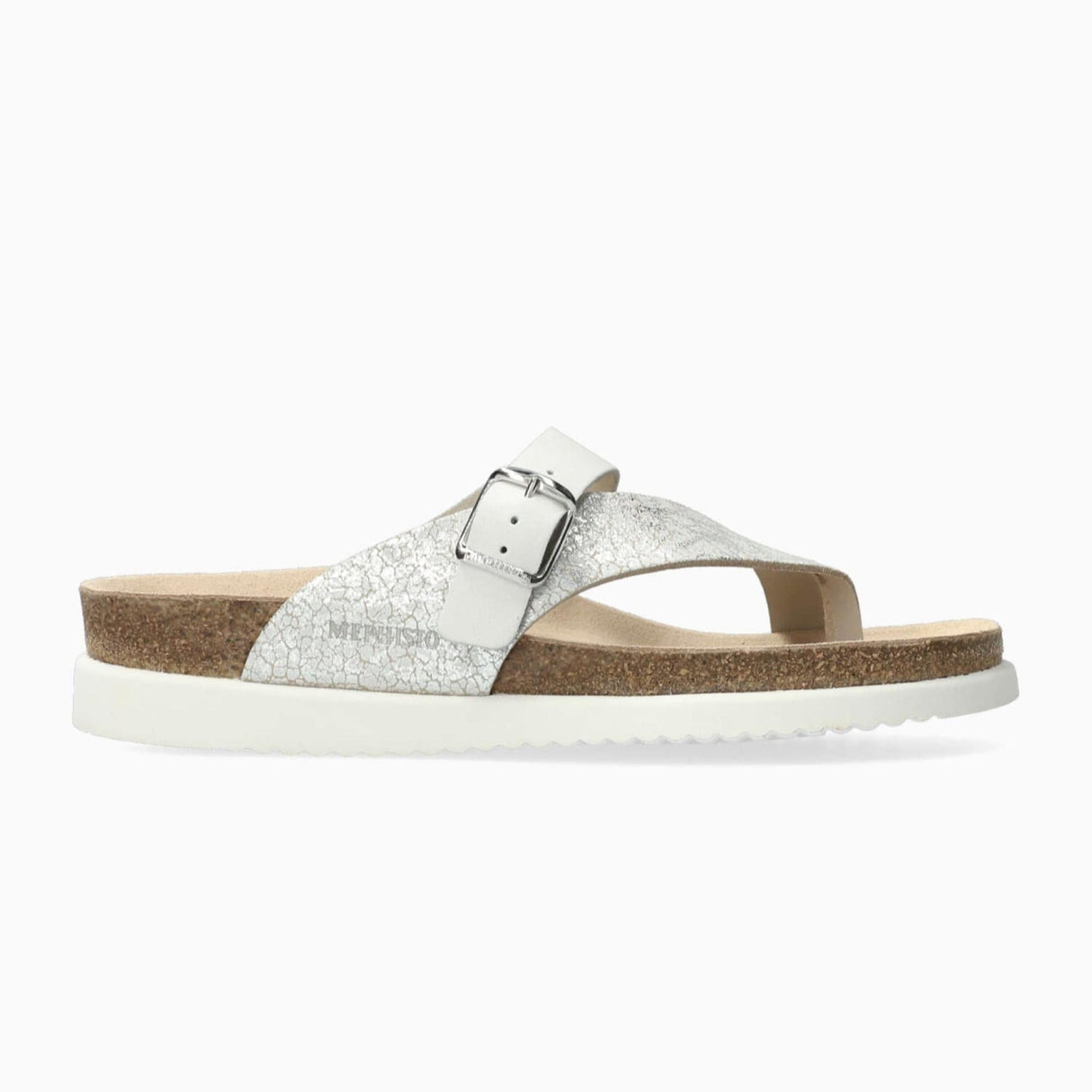 Mephisto Womens Helen Mix Sandals  -  6 / Silver Graal/Sandanyl