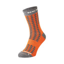 Sealskinz Hilgay Merino Mid Length Running Socks  -  Small / Orange