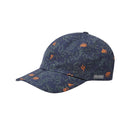 Sealskinz Houghton Waterproof All Weather Foldable Peak Leaf Print Cap  -  One Size Fits Most / Navy