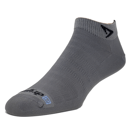 Drymax Hyper Thin Running Mini Crew Socks  -  Small / Dark Gray
